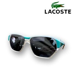 Lacoste Sunglasses Womens Teal Green White Retro  140mm 60 13  119 Col 3333